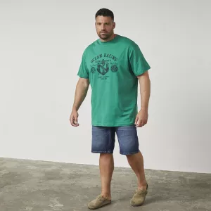 T-shirt imprimé Ocean Racing vert-9XL