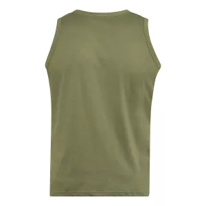 Débardeur imprimé palmiers vert olive-6XL
