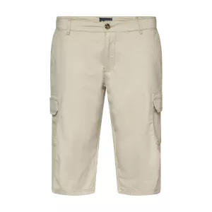 Short cargo capri confort sable clair 