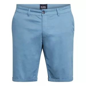 Short chino stretch confort bleu