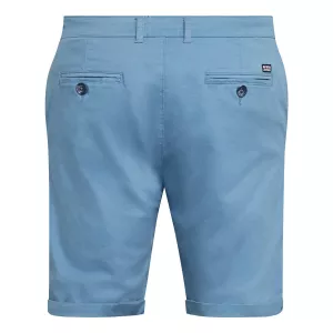 Short chino stretch confort bleu-P46