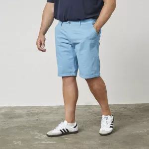 Short chino stretch confort bleu-P52