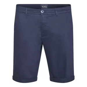 Short chino stretch confort bleu marine