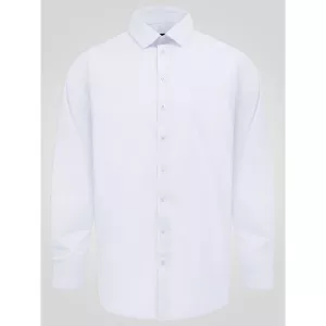 Chemise stretch élégante blanche t-8XL