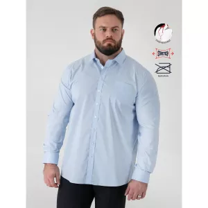 Chemise stretch élégante bleu clair t