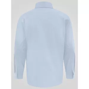 Chemise stretch élégante bleu clair t-6XL
