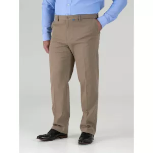 Pantalon chino stretch confortable sable Xtenda - Entre jambe 34-P44