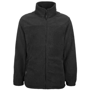 Polaire zippé avec poches gris anthracite