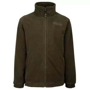 Polaire zippé avec poches vert olive