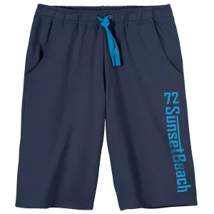 Short imprimé Beach 72 denim foncé