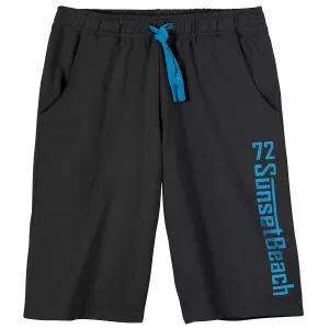 Short imprimé Beach 72 noir