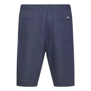 Short léger lin viscose bleu marine-5XL