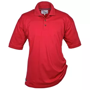 Polo piqué uni Brigg rouge