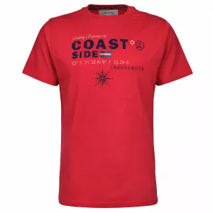 T-shirt COAST SIDE rouge