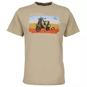 T-shirt TRAVELRIDE scooter Beige  