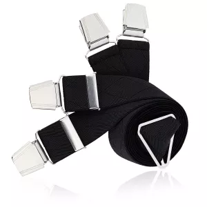 Bretelles X-Form LINDENMANN noire grand losange