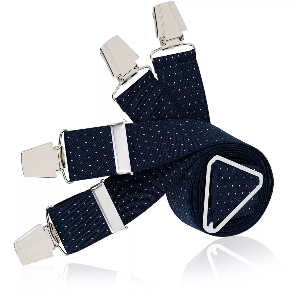 Bretelles X-Form LINDENMANN bleu marine point-C130