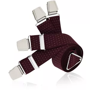 Bretelles X-Form LINDENMANN bordeaux point