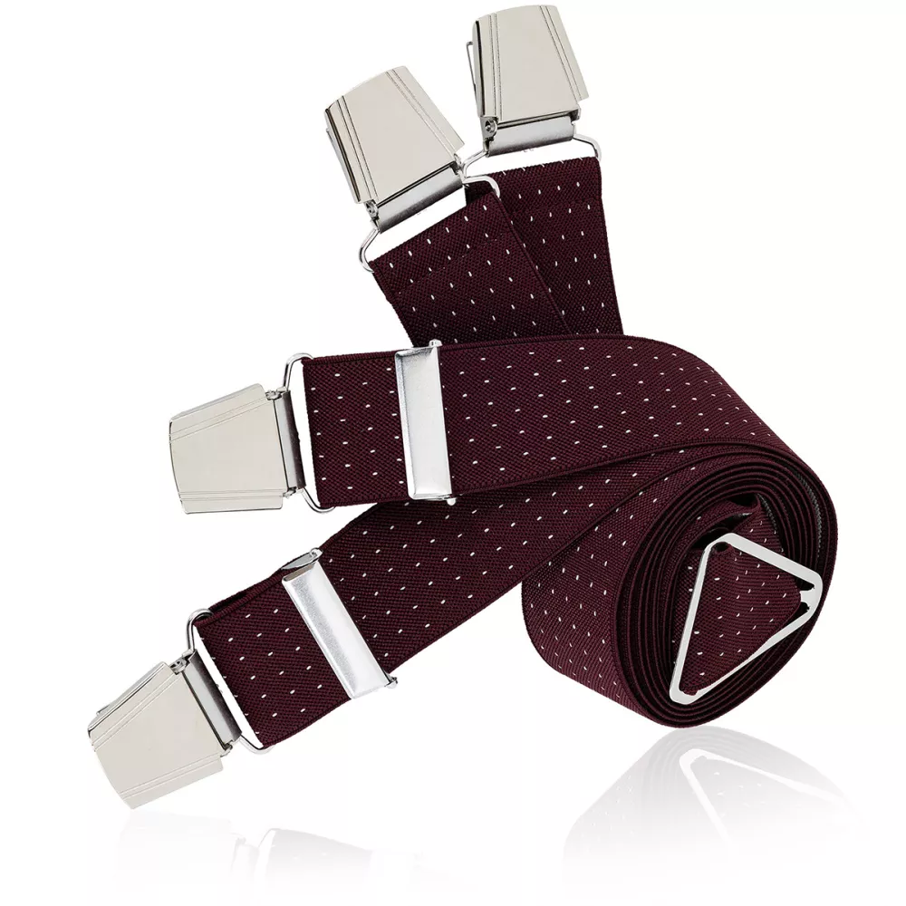 Bretelles X-Form LINDENMANN bordeaux point-C130