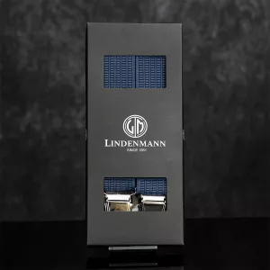 Bretelles X-Form LINDENMANN motif bleue-C130