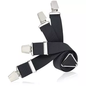 Bretelles X-Form LINDENMANN gris anthracite