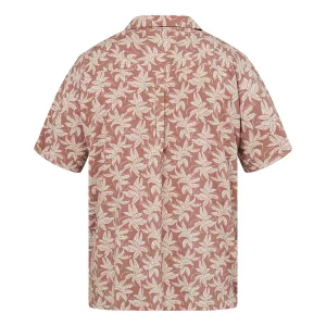 Chemise palmiers couleur cognac viscose légère-5XL
