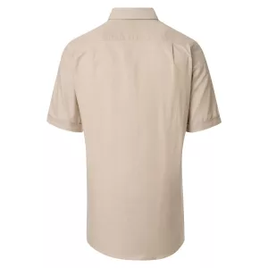 Chemise Oxford Beige clair unie Comfort Fit -2XL