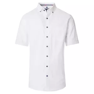 Chemise Oxford blanche unie Comfort Fit 