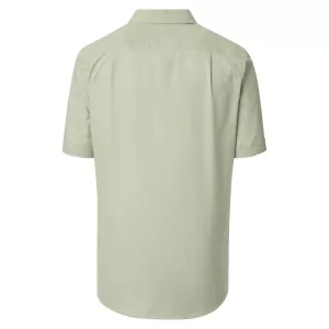 Chemise Oxford Vert Pistache unie Comfort Fit -2XL