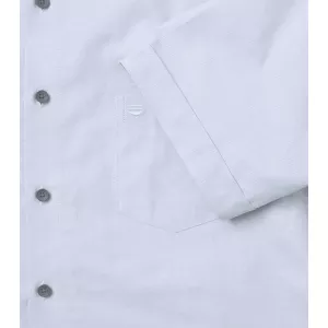 Chemise casual Oxford bleu clair col boutonné-2XL