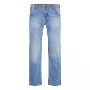 Jean bleu délavé coupe regular