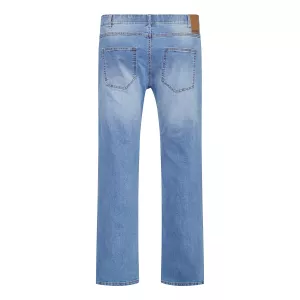 Jean bleu délavé coupe regular-P52