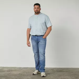 Jean bleu délavé coupe regular-P54