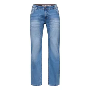 Jean Jack Superflex Fit bleu délavé usé