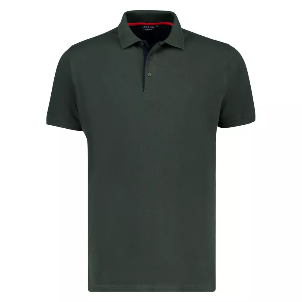 Polo vert sapin Comfort Fit single piqué-10XL