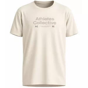 T-shirt blanc-cassé motif Athletes Collective