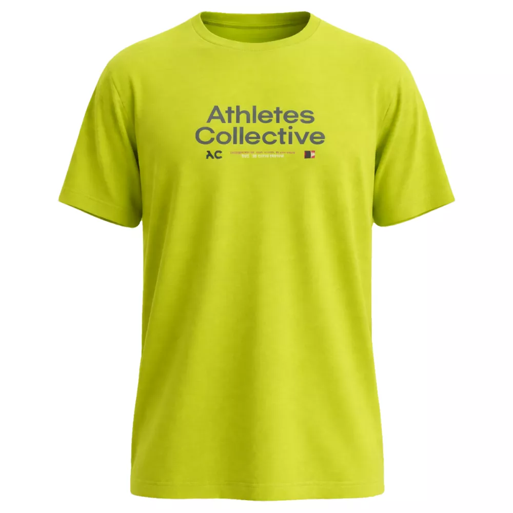 T-shirt Lime motif Athletes Collective-7XL