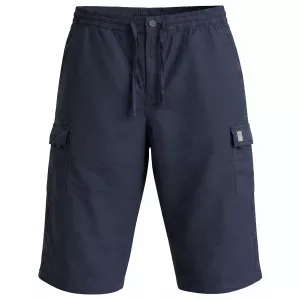 Pantacourt cargo bleu marine comfort fit 