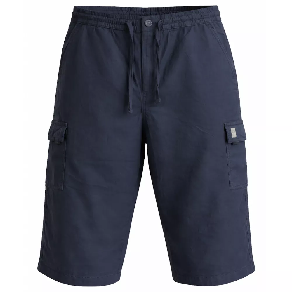 Pantacourt cargo bleu marine comfort fit -8XL