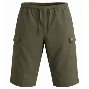 Pantacourt cargo vert olive comfort fit 