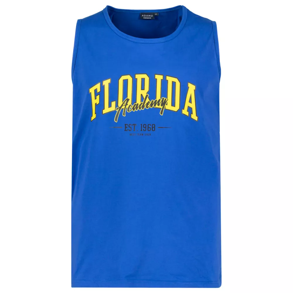 Débardeur bleu royal imprimé Florida Academy-12XL