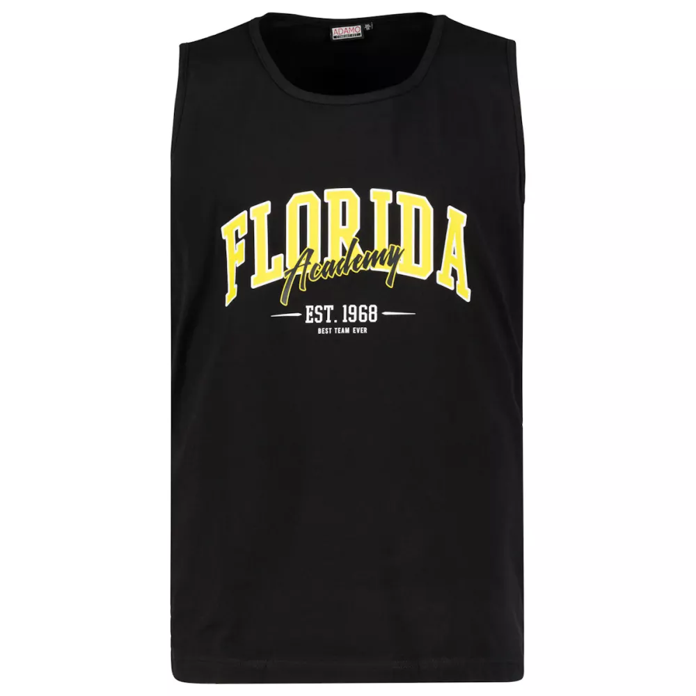 Débardeur noir imprimé Florida Academy-8XL