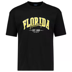 T-shirt ADAMO noir imprimé Florida Academy-7XL