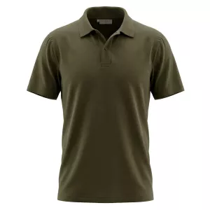 Polo Arezzo vert olive premium sport chic