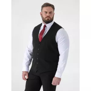 Gilet costume stretch D555 TED noir-P52