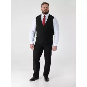 Gilet costume stretch D555 TED noir-P52