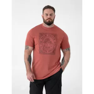 T-shirt D555 Palm Beach surf rouge brique-8XL
