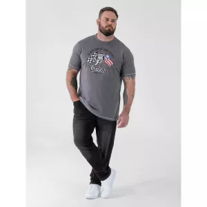 T-shirt D555 Gas Monkey garage Gris-5XL