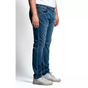 Jean 5 poches bleu délavé confort coupe droite-E62