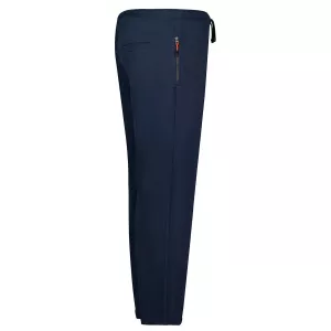 Pantalon jogging ADAMO bleu marine zippé confort-5XL